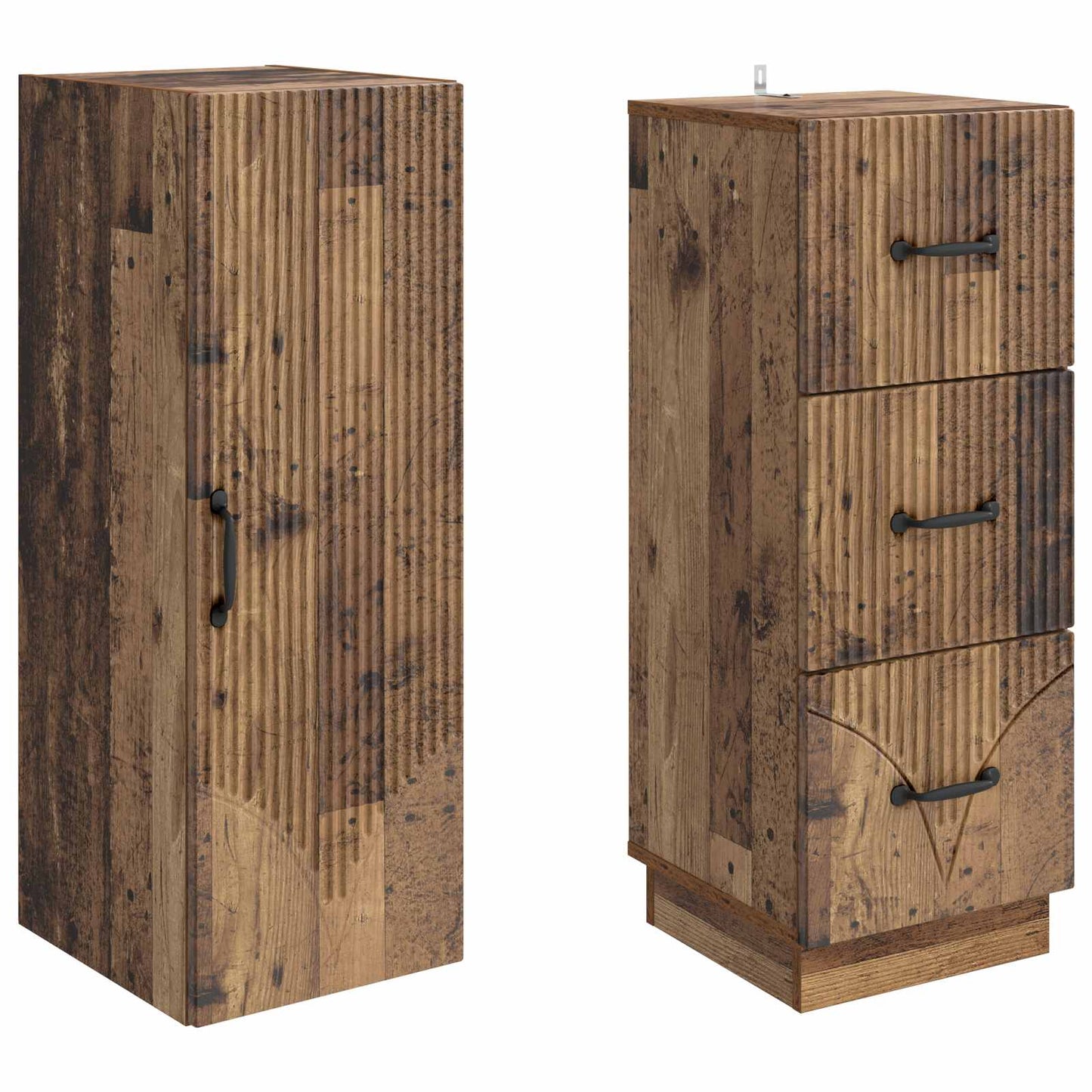 Set di armadi 2 pcs Legno antico 33 x 34,5 x 87 cm | homemem39