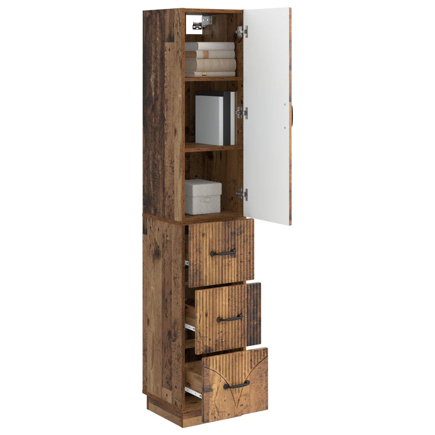 Set di armadi 2 pcs Legno antico 33 x 34,5 x 87 cm | homemem39