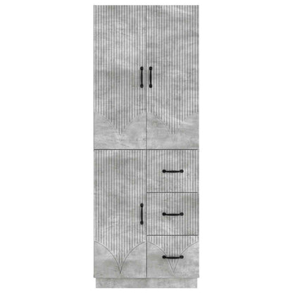 Set di armadi 2 pz Grigio Cemento Legno ingegnerizzato | homemem39