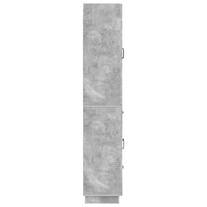 Set di armadi 2 pz Grigio Cemento Legno ingegnerizzato | homemem39