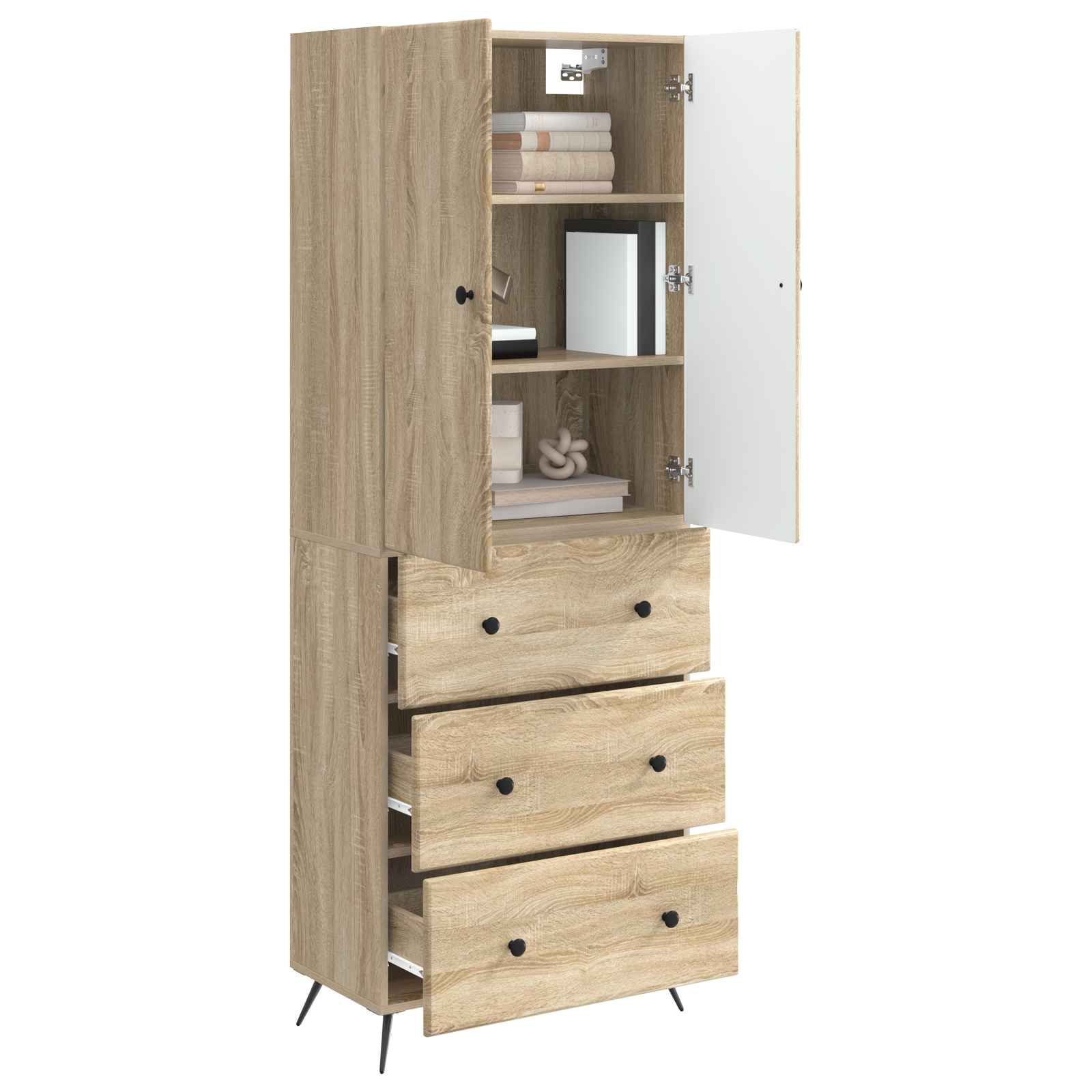 Set di armadi 2 pcs Rovere Sonoma 66 x 34,5 x 90 cm | homemem39