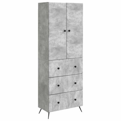 Set di armadi 2 pcs Grigio Cemento 66 x 34,5 x 90 cm | homemem39