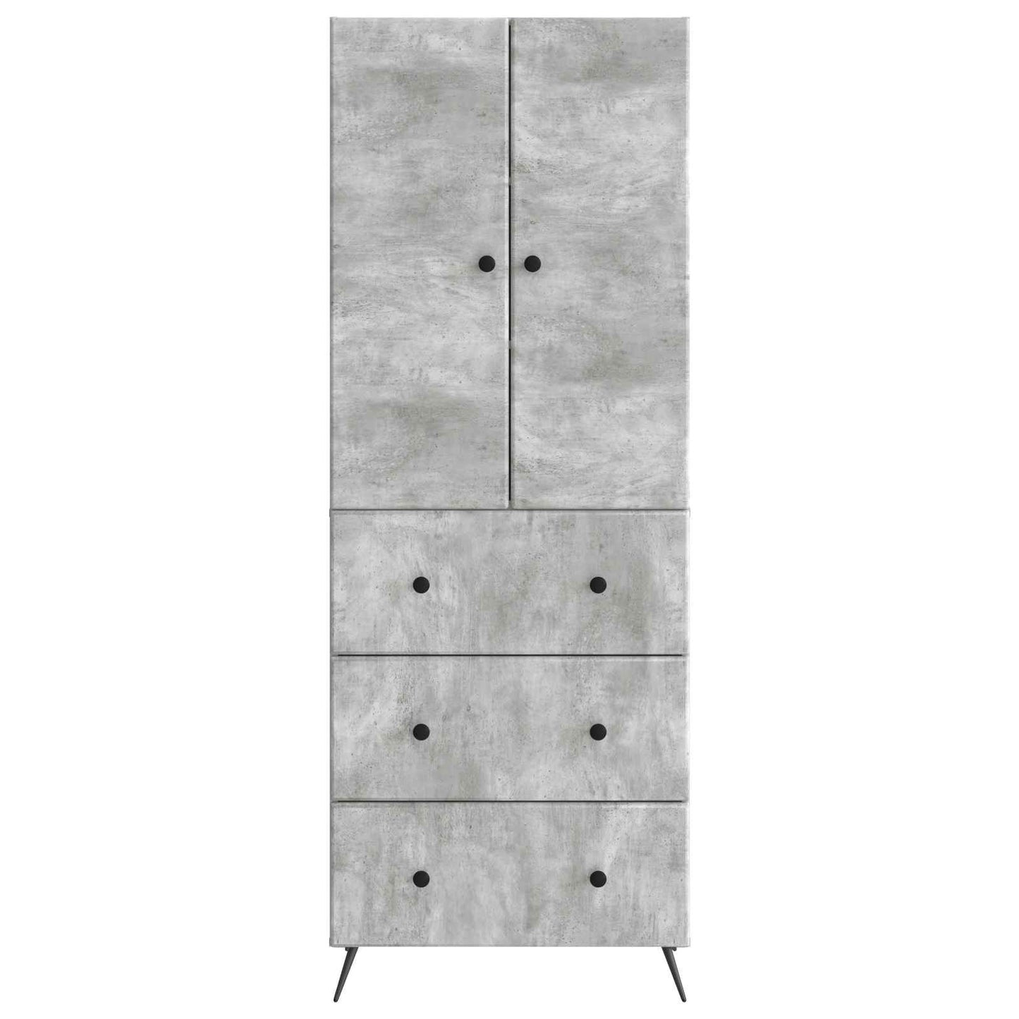 Set di armadi 2 pcs Grigio Cemento 66 x 34,5 x 90 cm | homemem39