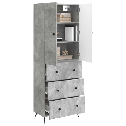 Set di armadi 2 pcs Grigio Cemento 66 x 34,5 x 90 cm | homemem39