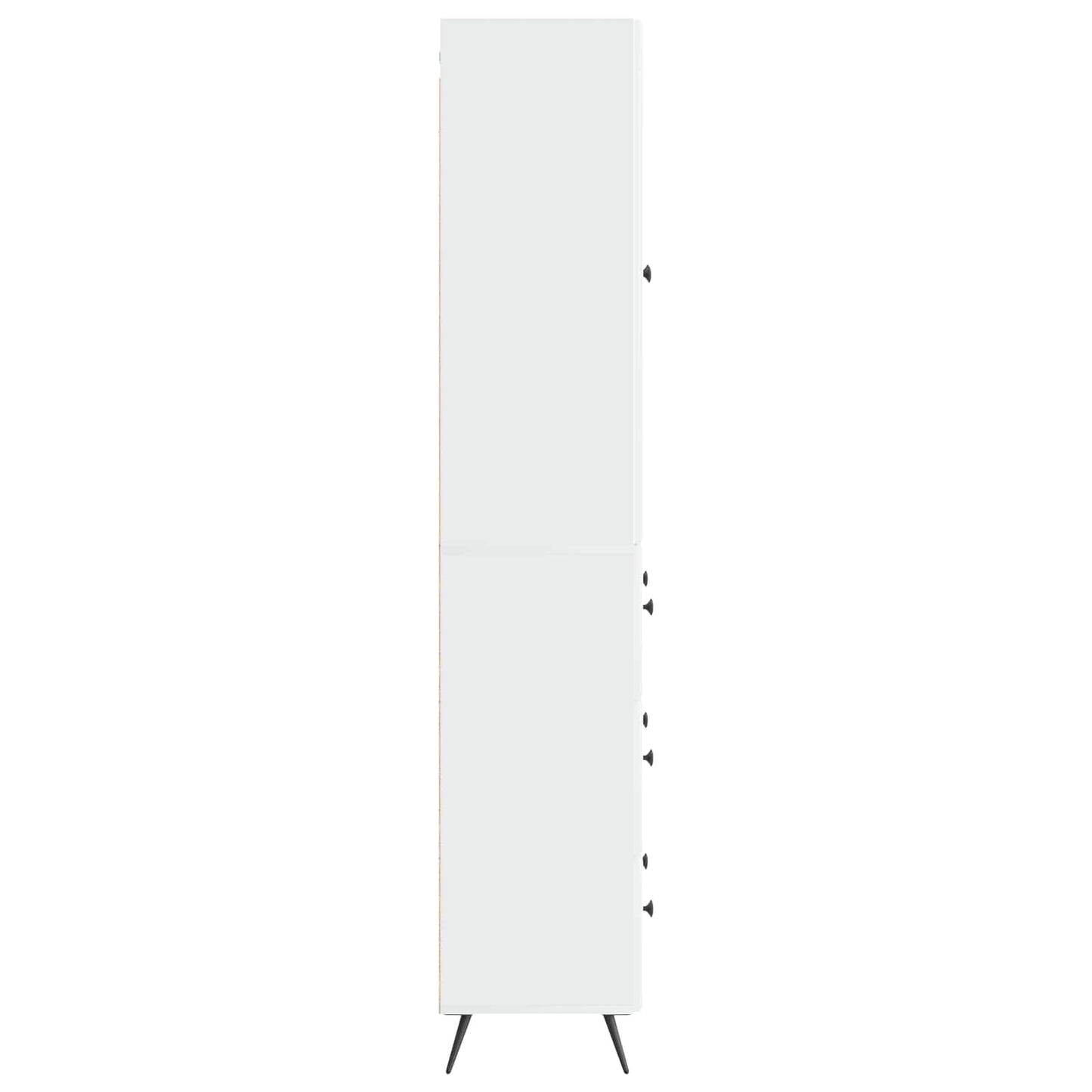 Set di armadi 2 pcs Bianco Lucido 66 x 34,5 x 90 cm | homemem39