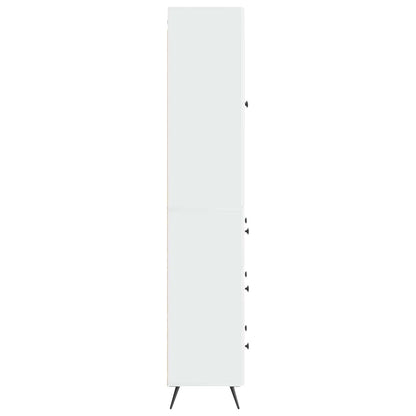 Set di armadi 2 pcs Bianco Lucido 66 x 34,5 x 90 cm | homemem39