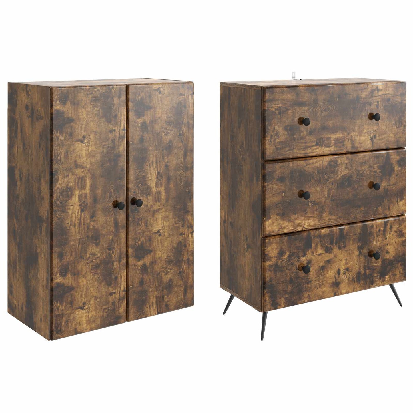 Set di armadi 2 pcs Rovere Fumo 66 x 34,5 x 90 cm | homemem39