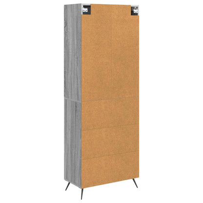 Set di armadi 2 pcs Sonoma grigio 66 x 34,5 x 90 cm | homemem39