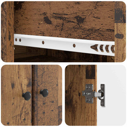 Set di armadi 2 pcs Legno antico 66 x 34,5 x 90 cm | homemem39