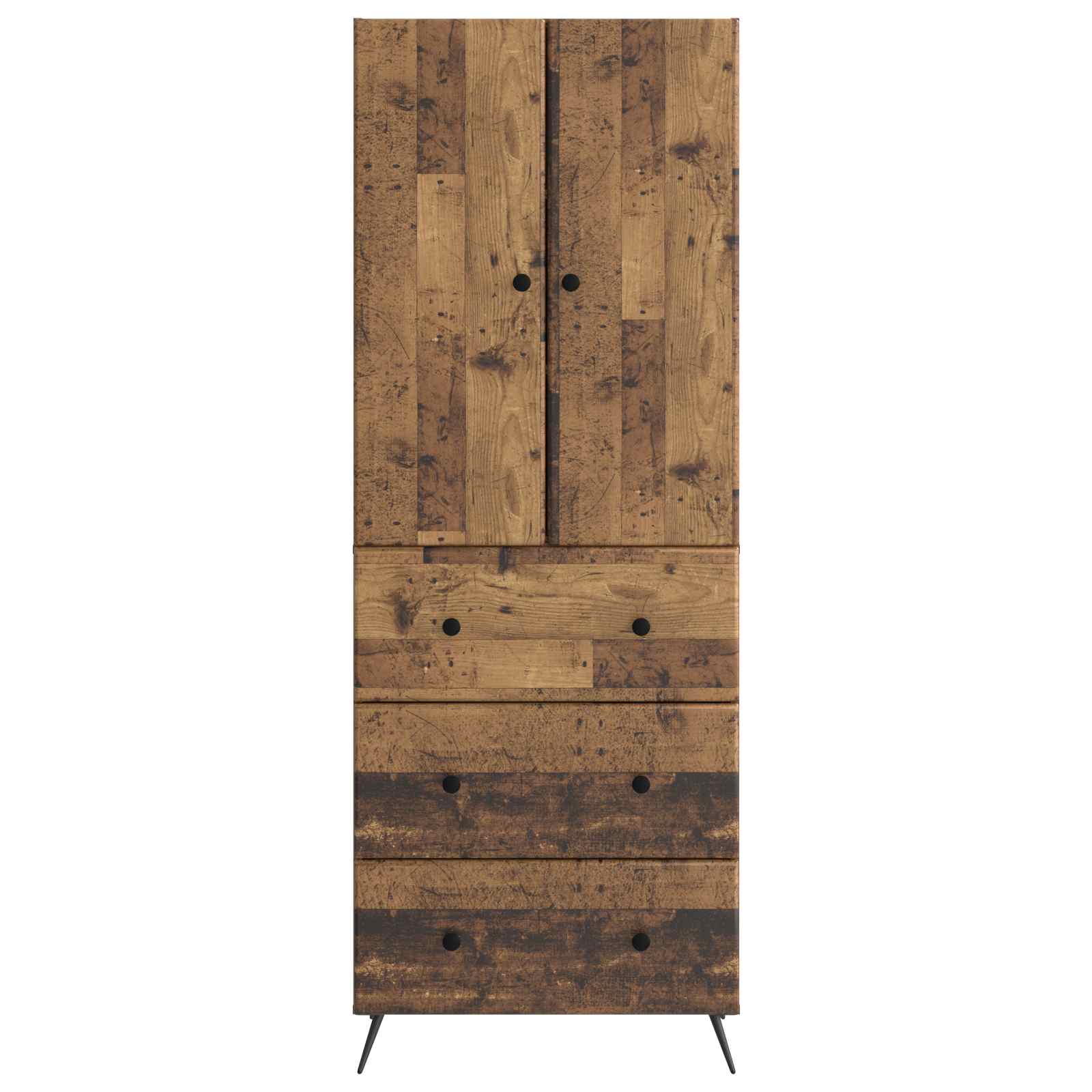 Set di armadi 2 pcs Legno antico 66 x 34,5 x 90 cm | homemem39