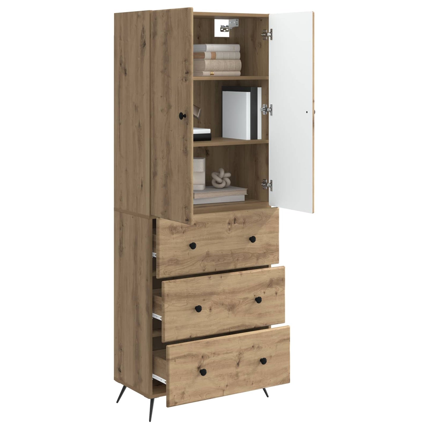Set di armadi 2 pcs Rovere Artigianale 66 x 34,5 x 90 cm | homemem39