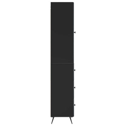 Set di armadi 2 pcs Nero 34,5 x 34,5 x 90 cm | homemem39