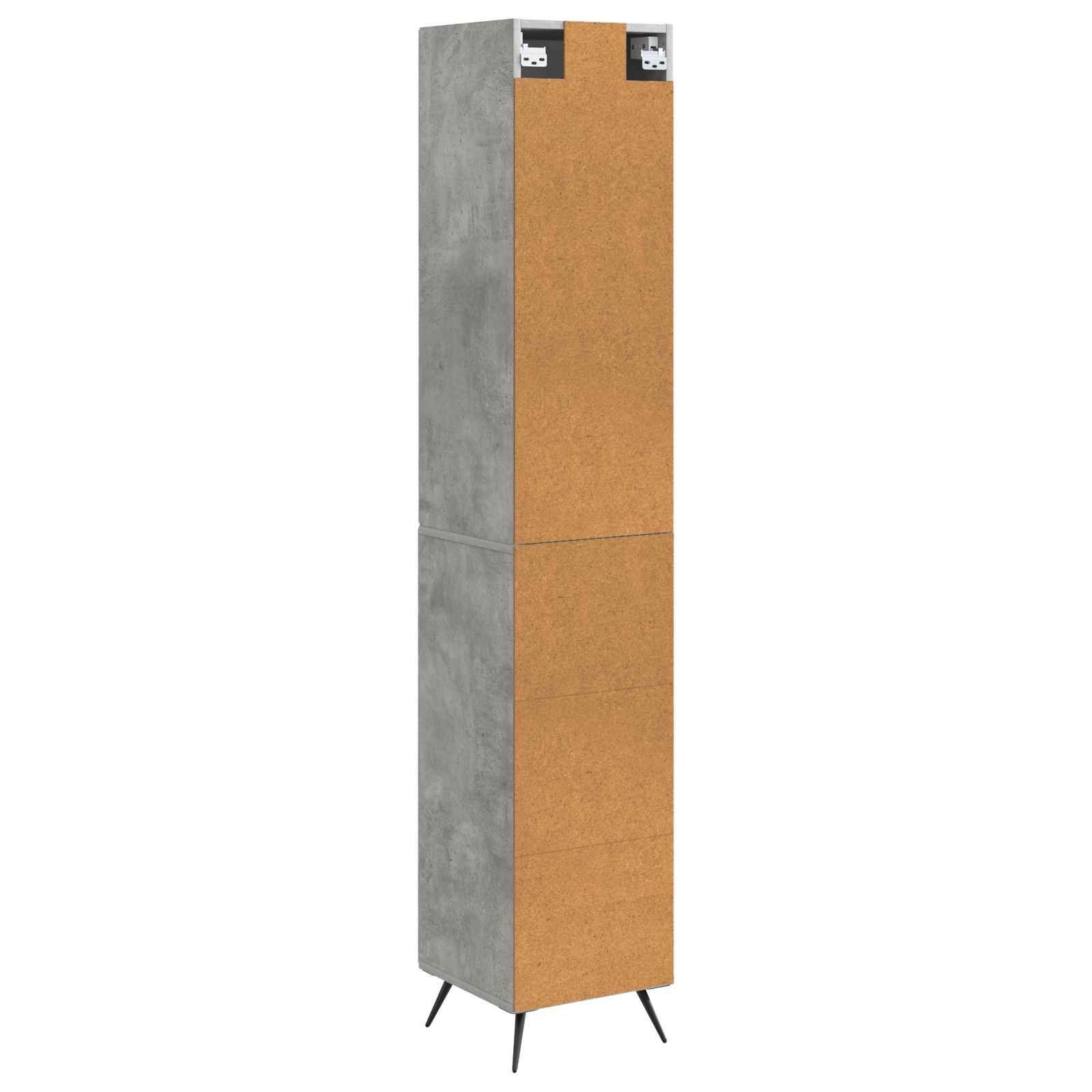 Set di armadi 2 pcs Grigio Cemento 34,5 x 34,5 x 90 cm | homemem39