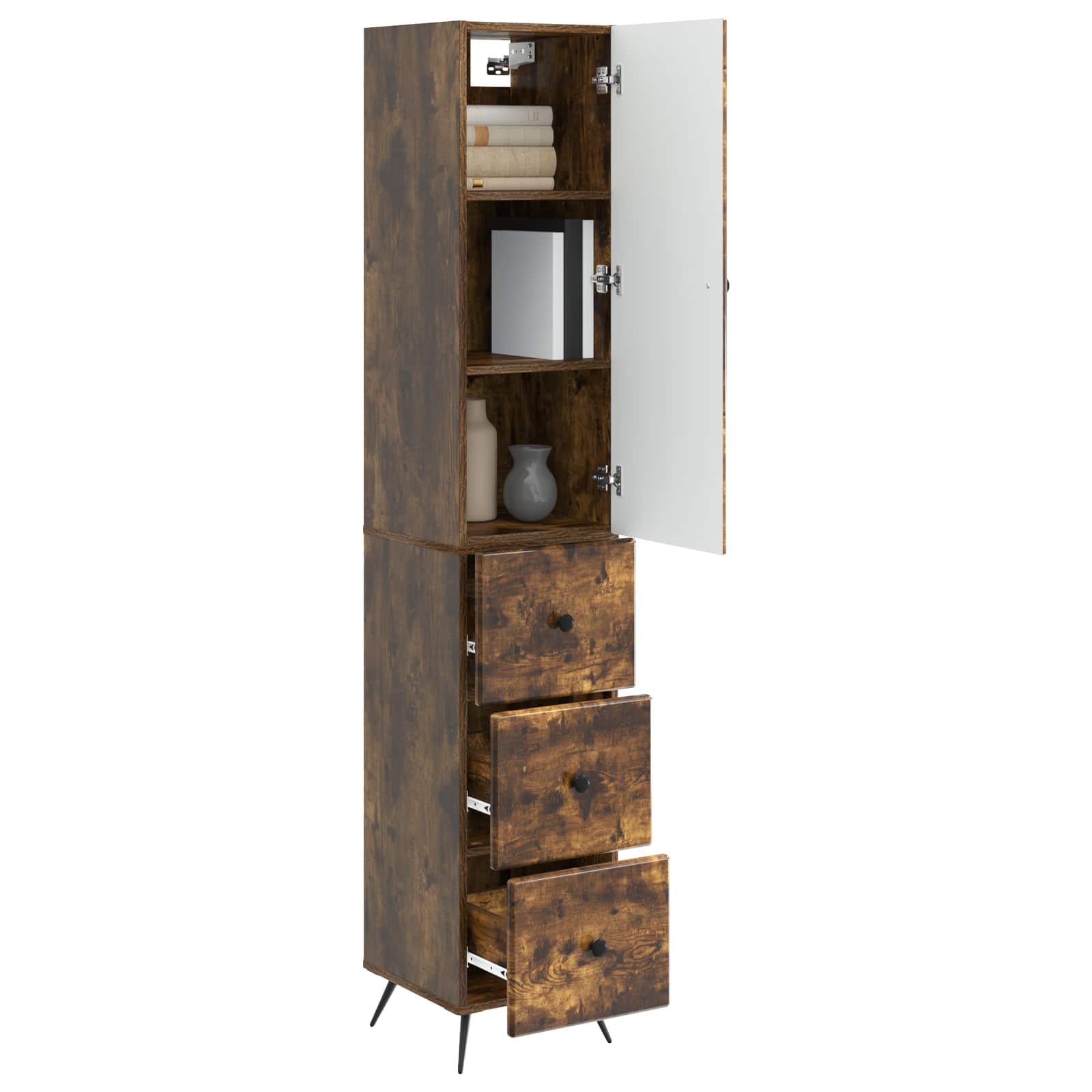Set di armadi 2 pcs Rovere Fumo 34,5 x 34,5 x 90 cm | homemem39