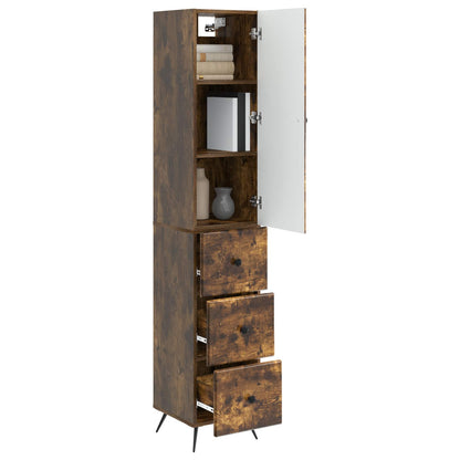 Set di armadi 2 pcs Rovere Fumo 34,5 x 34,5 x 90 cm | homemem39