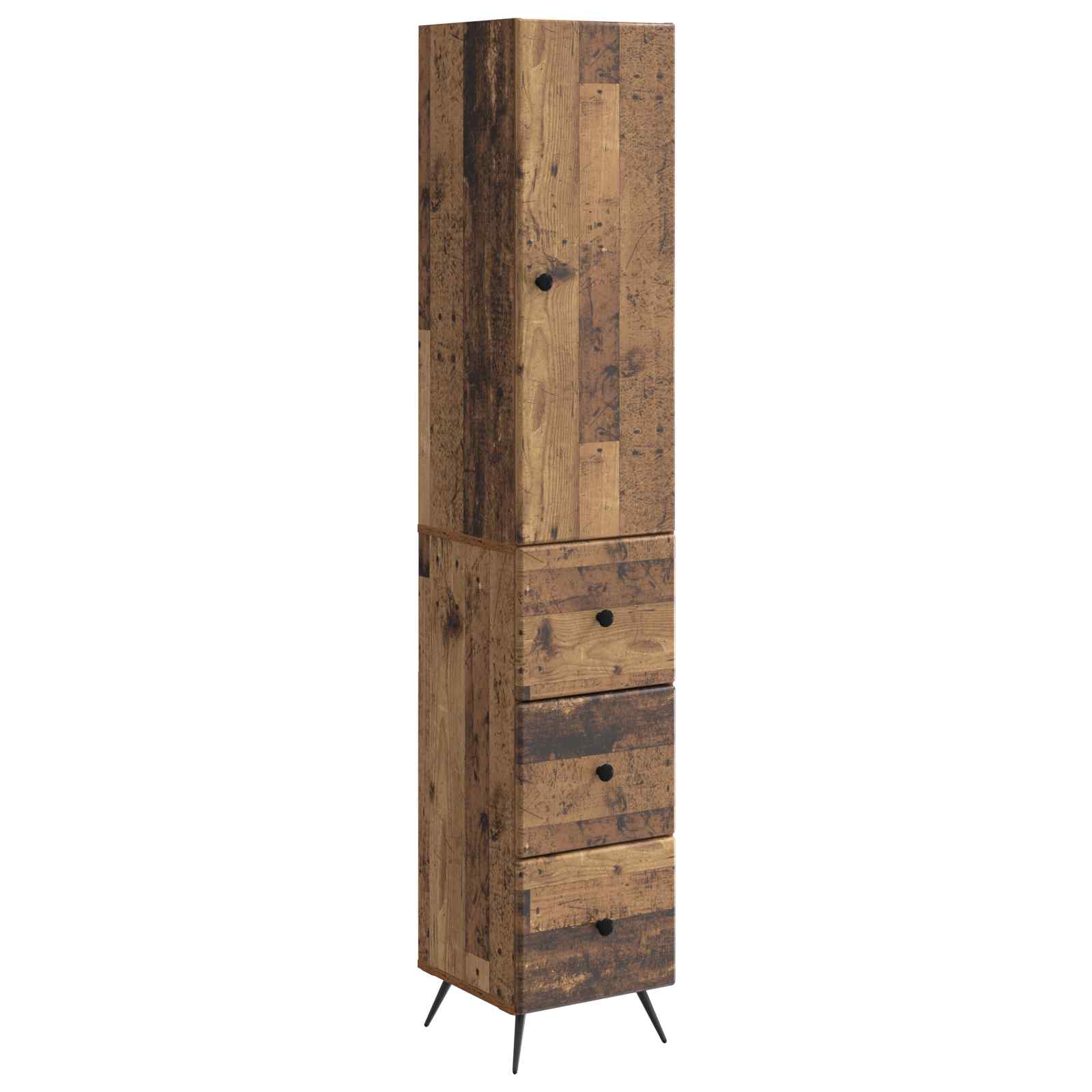 Set di armadi 2 pcs Legno antico 34,5 x 34,5 x 90 cm | homemem39