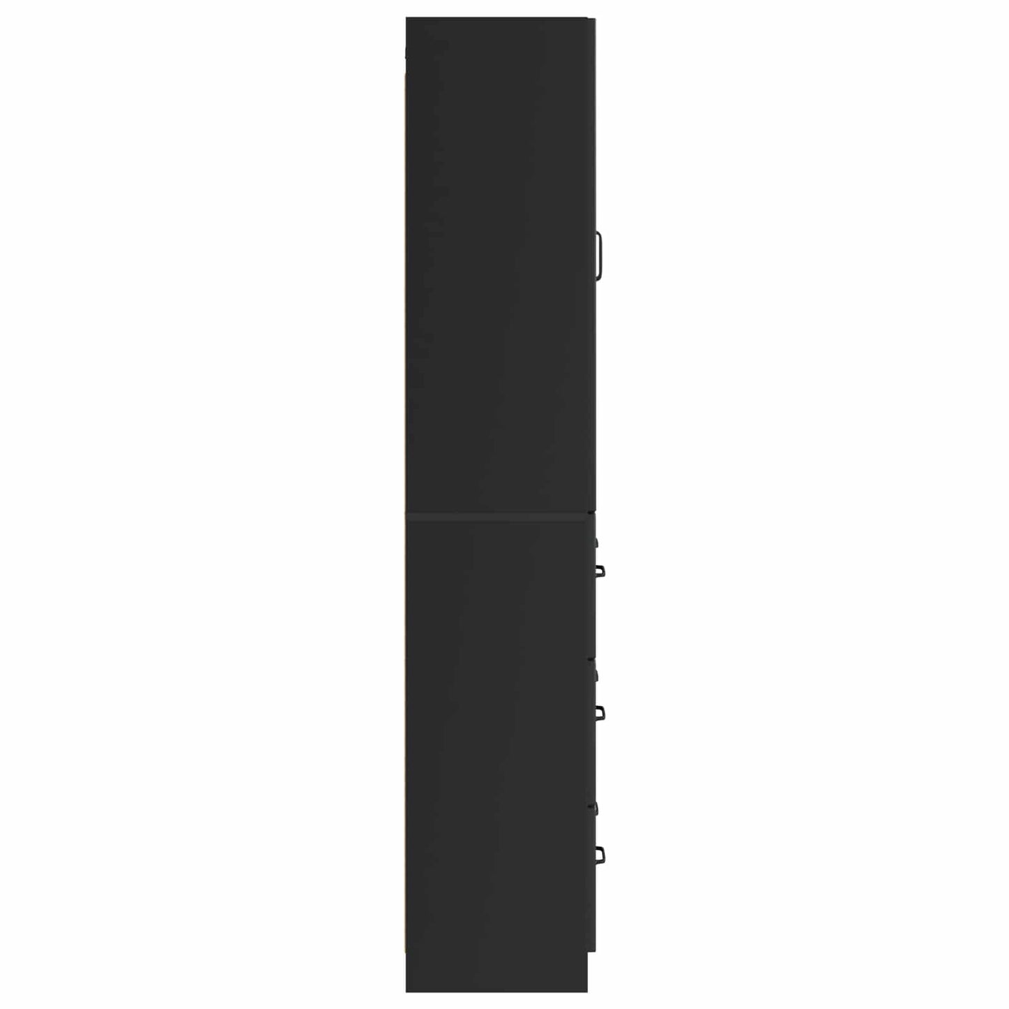 Set di armadi 2 pcs Nero 66 x 34,5 x 87 cm Legno ingegnerizzato | homemem39