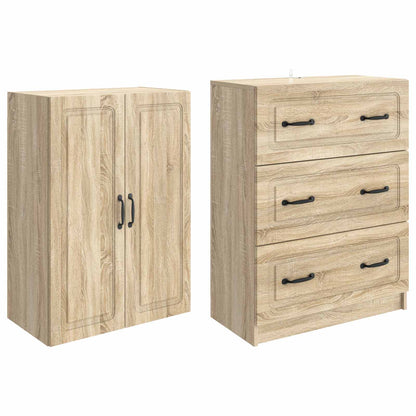 Set di armadi 2 pcs Rovere Sonoma 66 x 34,5 x 87 cm | homemem39