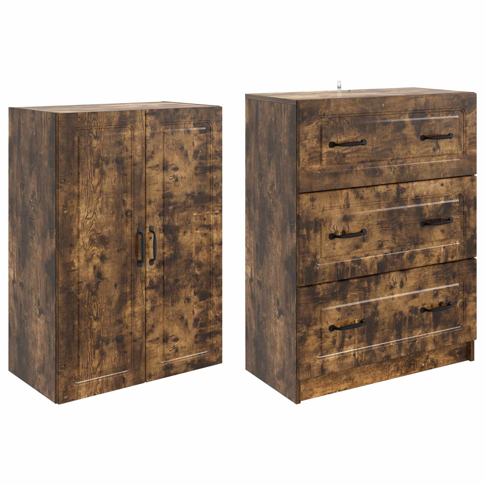 Set di armadi 2 pcs Rovere Fumo 66 x 34,5 x 87 cm | homemem39