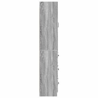 Set di armadi 2 pcs Sonoma grigio 66 x 34,5 x 87 cm | homemem39