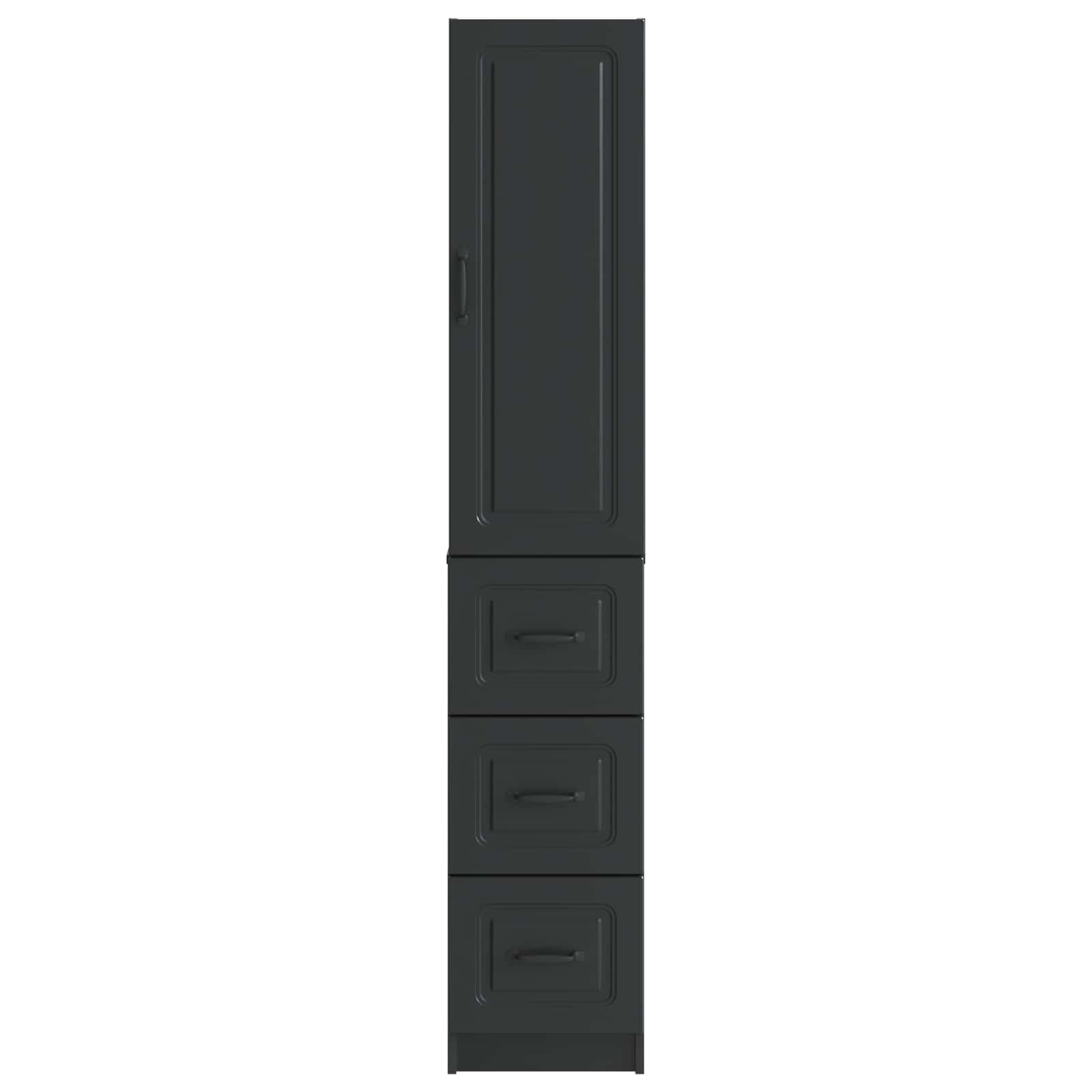 Set di armadi 2 pcs Nero 33 x 34,5 x 87 cm Legno ingegnerizzato | homemem39