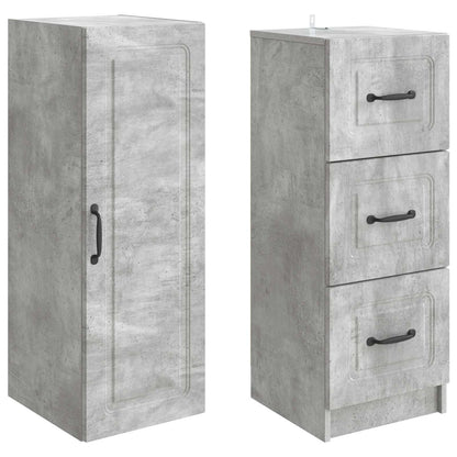 Set di armadi 2 pcs Grigio Cemento 33 x 34,5 x 87 cm | homemem39