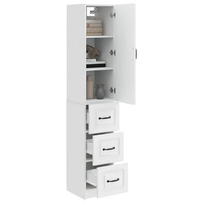 Set di armadi 2 pcs Bianco Lucido 33 x 34,5 x 87 cm | homemem39