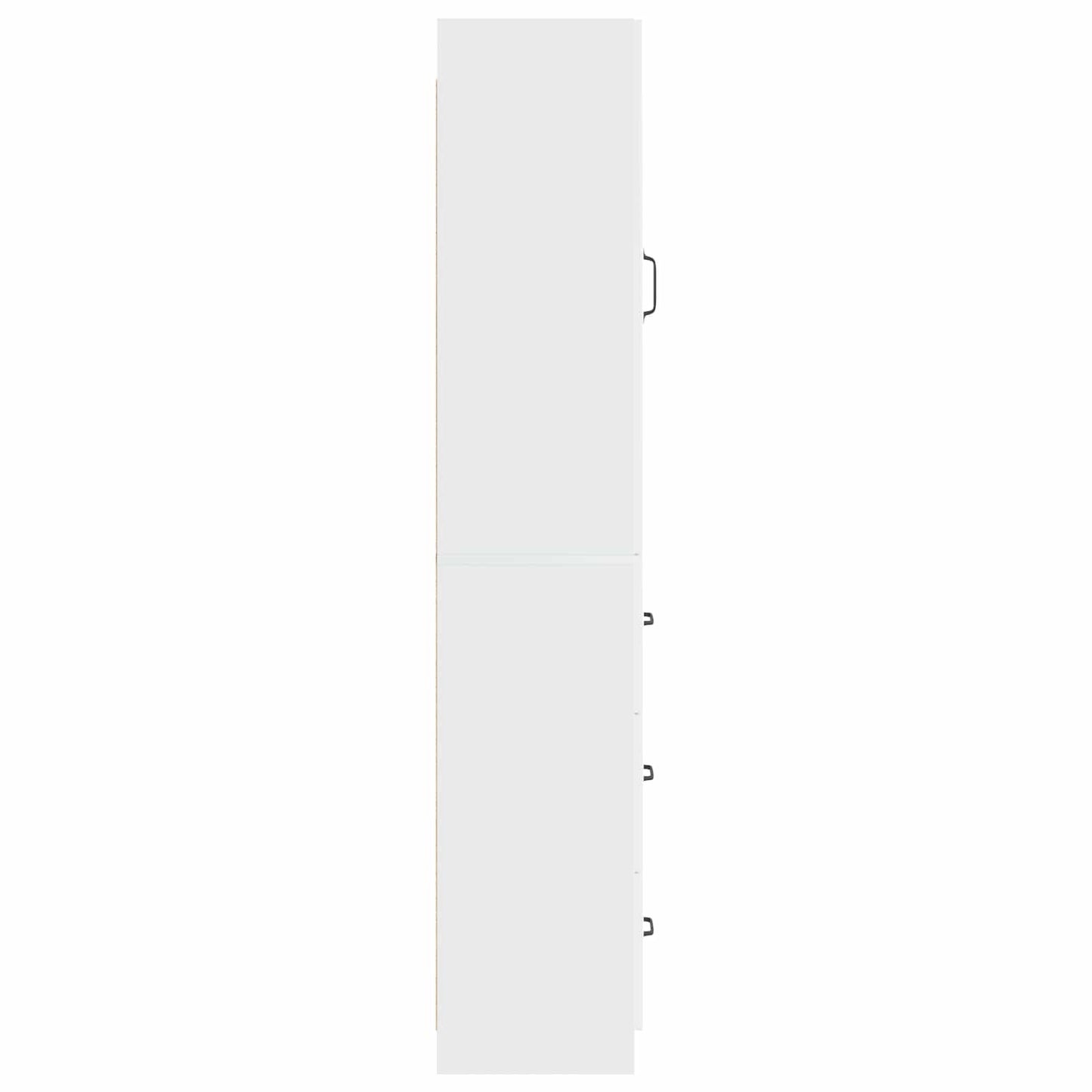 Set di armadi 2 pcs Bianco Lucido 33 x 34,5 x 87 cm | homemem39