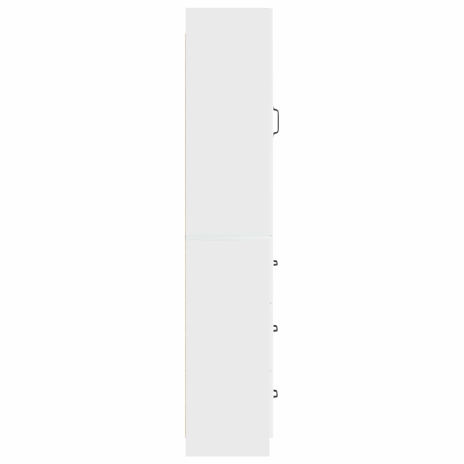 Set di armadi 2 pcs Bianco Lucido 33 x 34,5 x 87 cm | homemem39