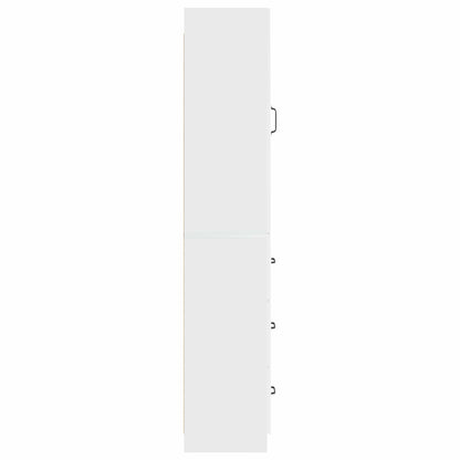 Set di armadi 2 pcs Bianco Lucido 33 x 34,5 x 87 cm | homemem39