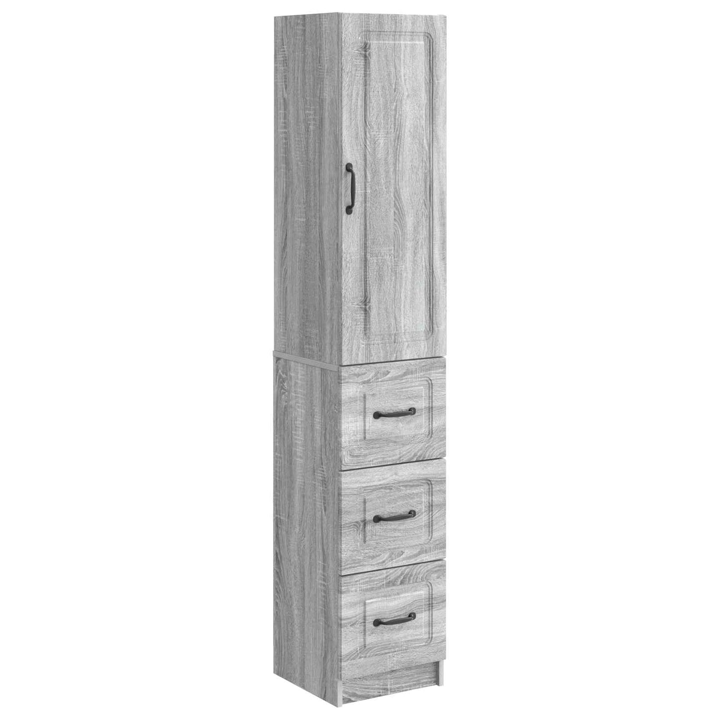 Set di armadi 2 pcs Sonoma grigio 33 x 34,5 x 87 cm | homemem39