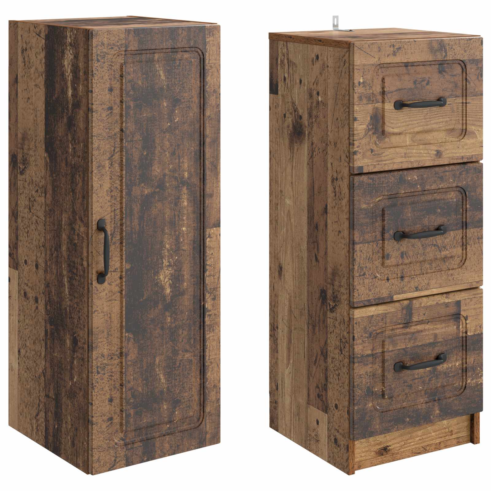 Set di armadi 2 pcs Legno antico 33 x 34,5 x 87 cm | homemem39
