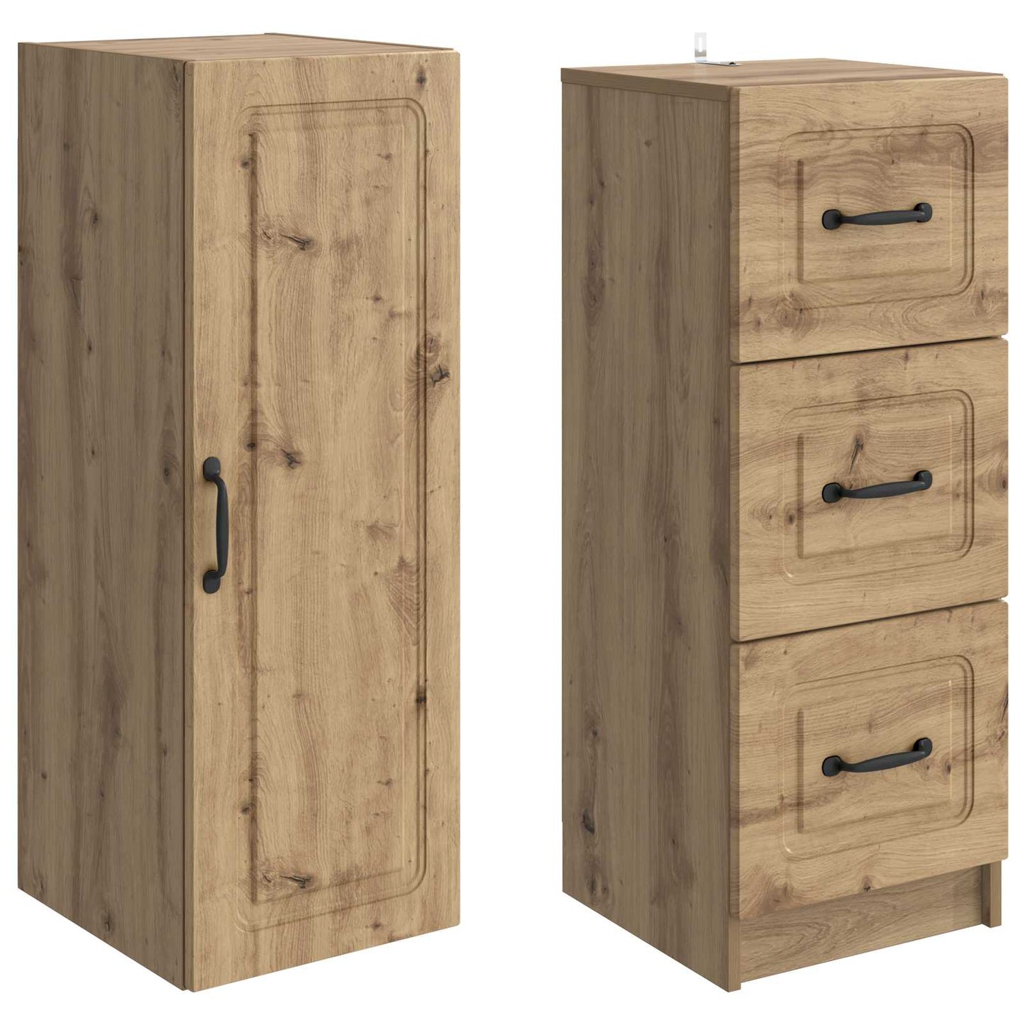 Set di armadi 2 pcs Rovere Artigianale 33 x 34,5 x 87 cm | homemem39