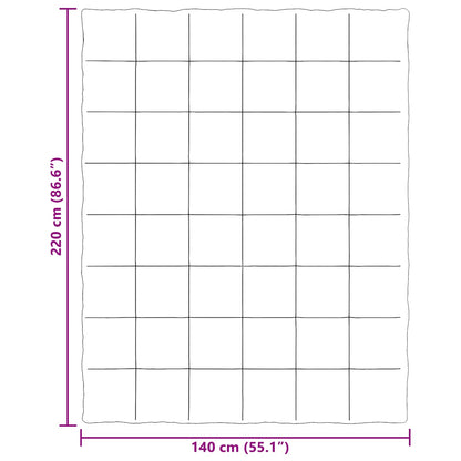 Duvet Estivo Trapuntato Antracite 140 x 220 cm Microfibra | homemem39