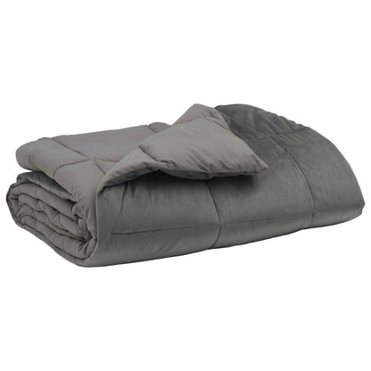 Duvet Estivo Trapuntato Grigio chiaro 135 x 200 cm Microfibra | homemem39