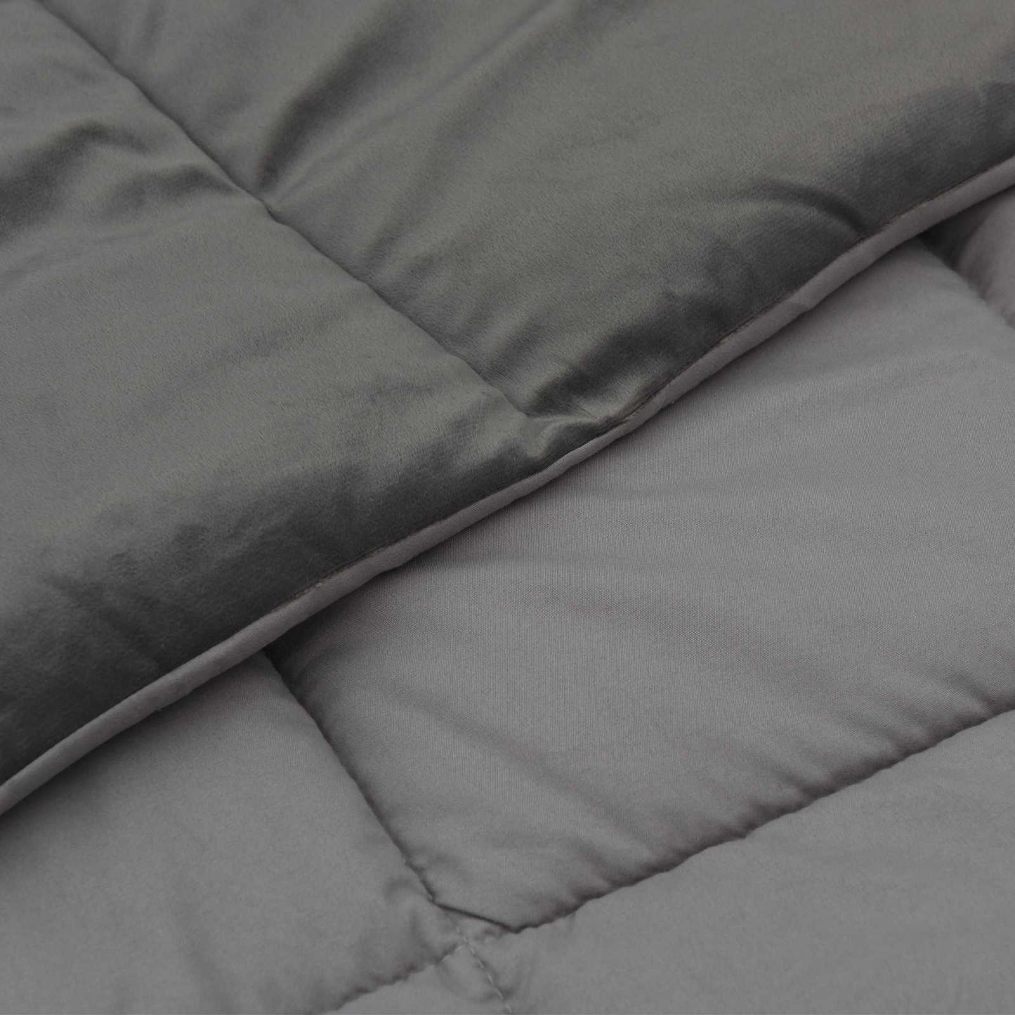 Duvet Estivo Trapuntato Grigio chiaro 200 x 200 cm Microfibra | homemem39