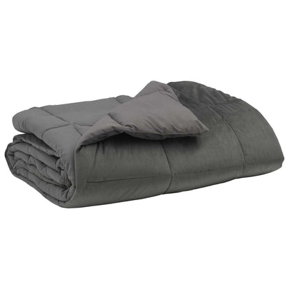Duvet Estivo Trapuntato Grigio chiaro 200 x 240 cm Microfibra | homemem39