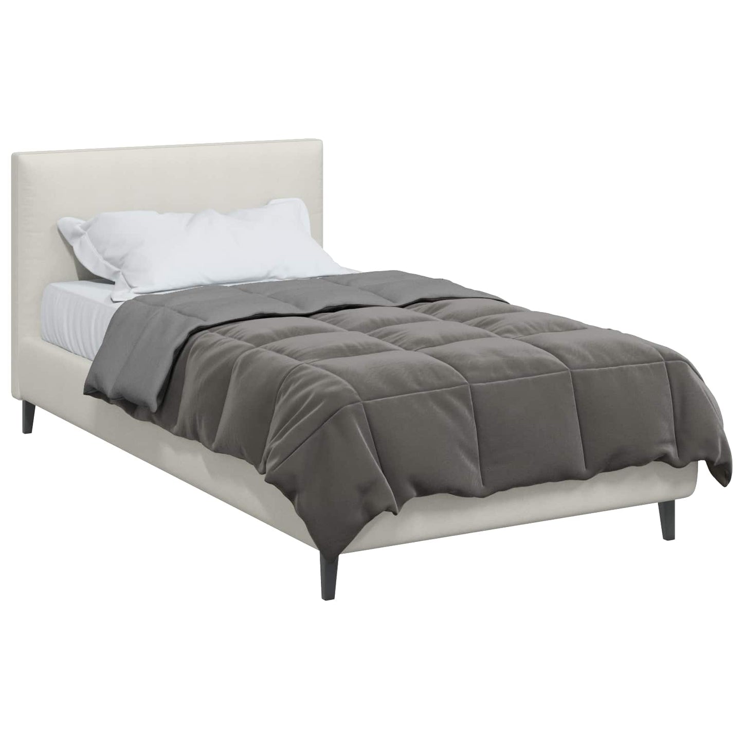 Duvet Estivo Trapuntato Grigio chiaro 140 x 220 cm Microfibra