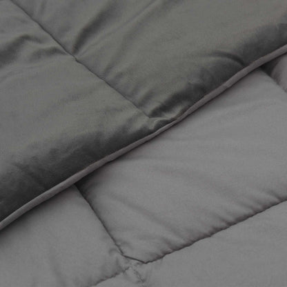 Duvet Estivo Trapuntato Grigio chiaro 220 x 260 cm Microfibra | homemem39