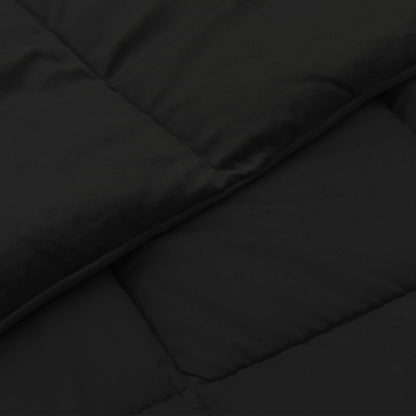 Duvet Estivo Trapuntato Nero 240 x 260 cm Microfibra | homemem39