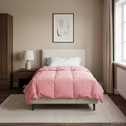 Duvet Estivo Trapuntato Rosa 135 x 220 cm Microfibra | homemem39