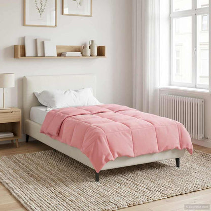 Duvet Estivo Trapuntato Rosa 140 x 220 cm Microfibra | homemem39