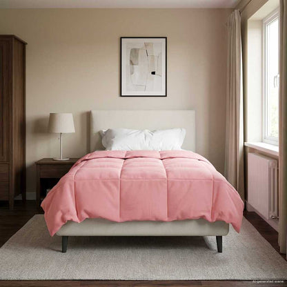 Duvet Estivo Trapuntato Rosa 155 x 220 cm Microfibra | homemem39
