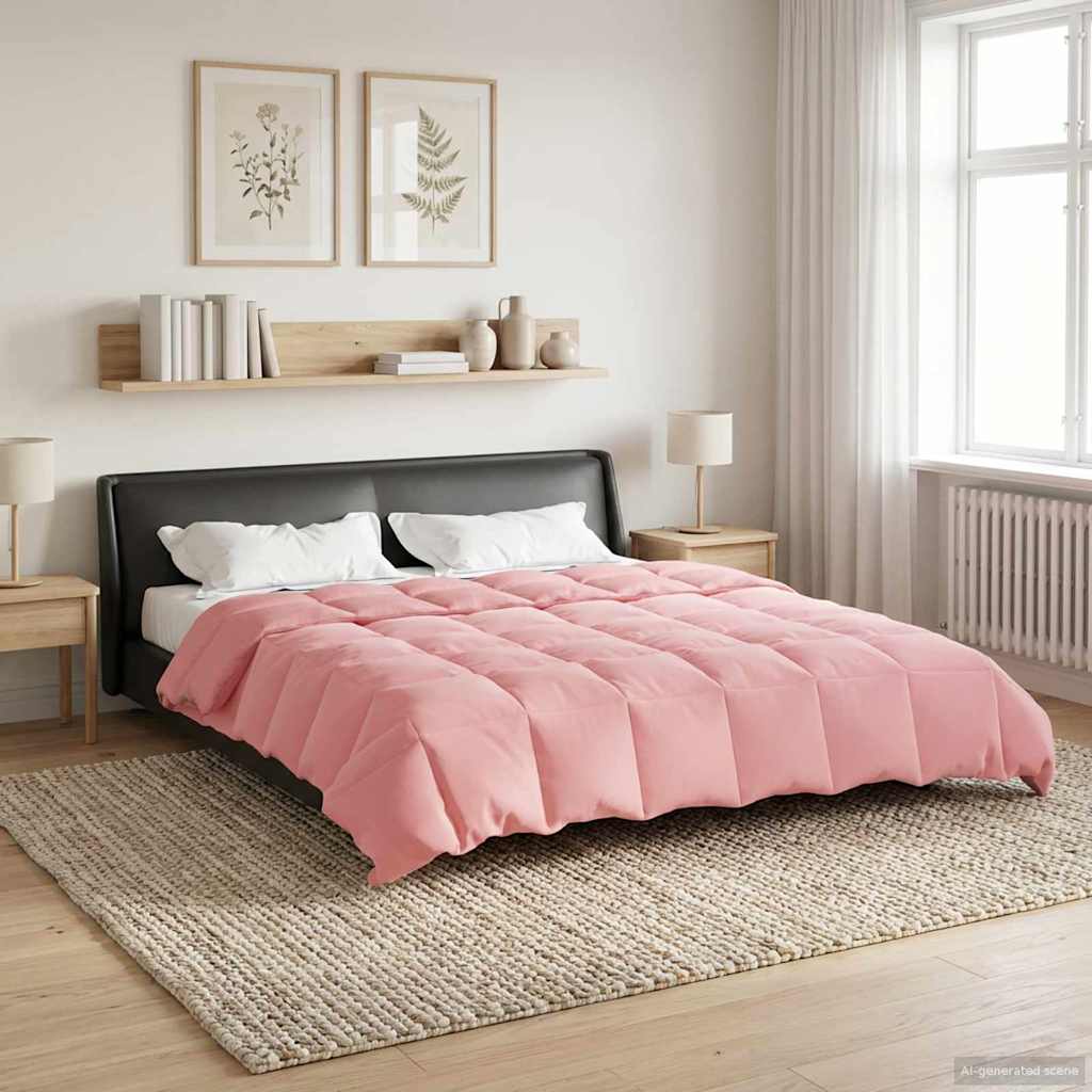 Duvet Estivo Trapuntato Rosa 200 x 220 cm Microfibra | homemem39