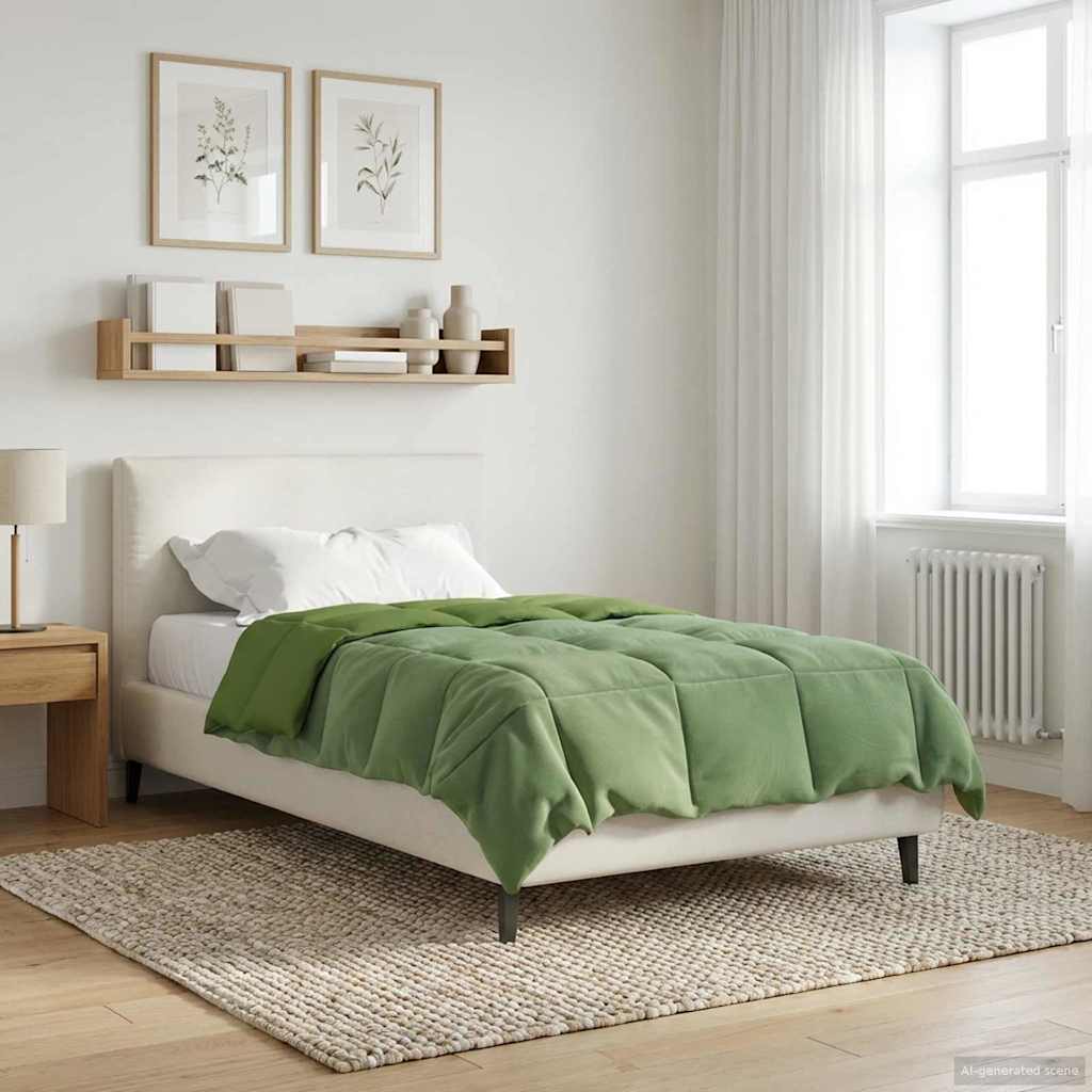Duvet Estivo Trapuntato Verde 135 x 200 cm Microfibra | homemem39