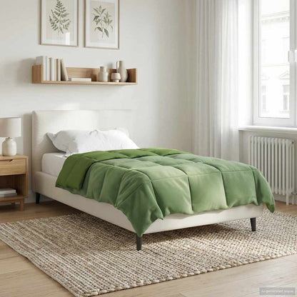 Duvet Estivo Trapuntato Verde 135 x 220 cm Microfibra | homemem39