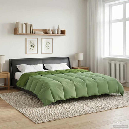 Duvet Estivo Trapuntato Verde 220 x 240 cm Microfibra | homemem39