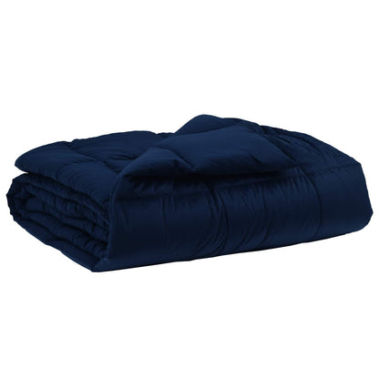 Duvet Estivo Trapuntato Blu Scuro 140 x 220 cm Microfibra | homemem39