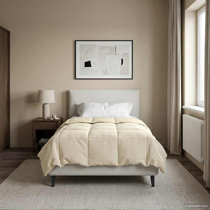Duvet Estivo Trapuntato Crema 140 x 220 cm Microfibra | homemem39