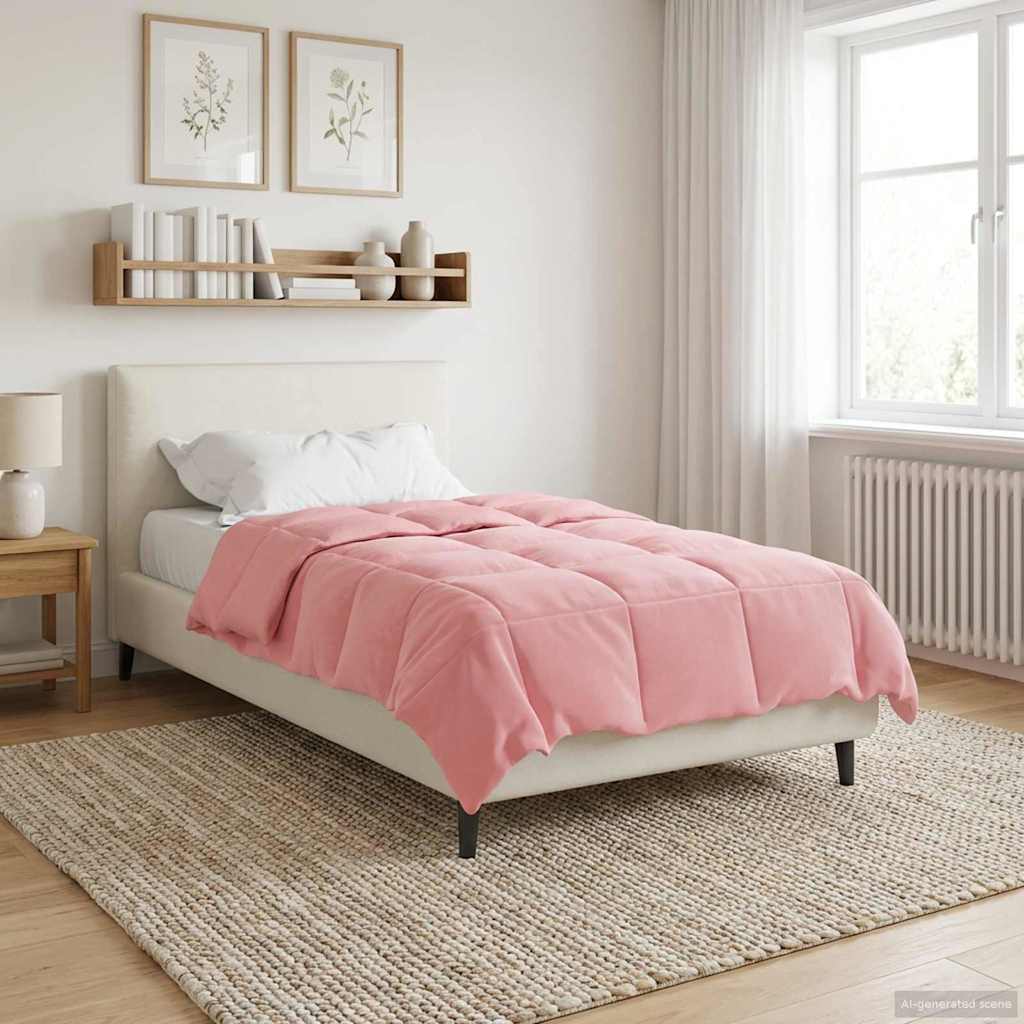 Piumone Completo Annuale Rosa 155 x 200 cm Microfibra | homemem39